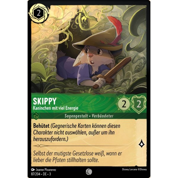 Skippy - Kaninchen mit viel Energie  3INK-087-Holo