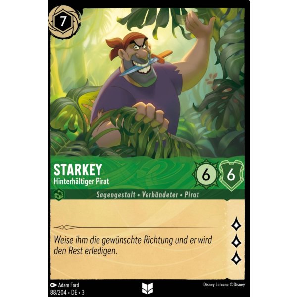 Starkey - Hinterh&auml;ltiger Pirat  3INK-088