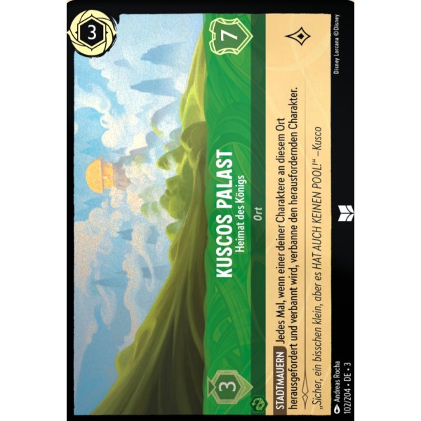 Kuscos Palast - Heimat des K&ouml;nigs 3INK-102-Holo
