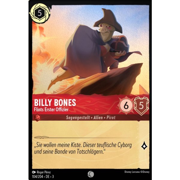 Billy Bones - Flints Erster Offizier  3INK-104-Holo
