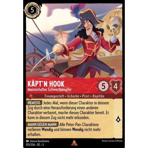 K&auml;pt`n Hook - Meisterhafter Schwertk&auml;mpfer  3INK-105