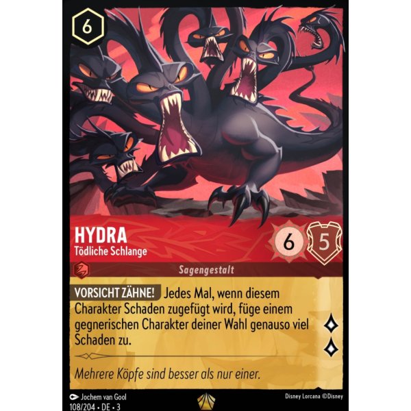 Hydra - T&ouml;dliche Schlange  3INK-108-Holo