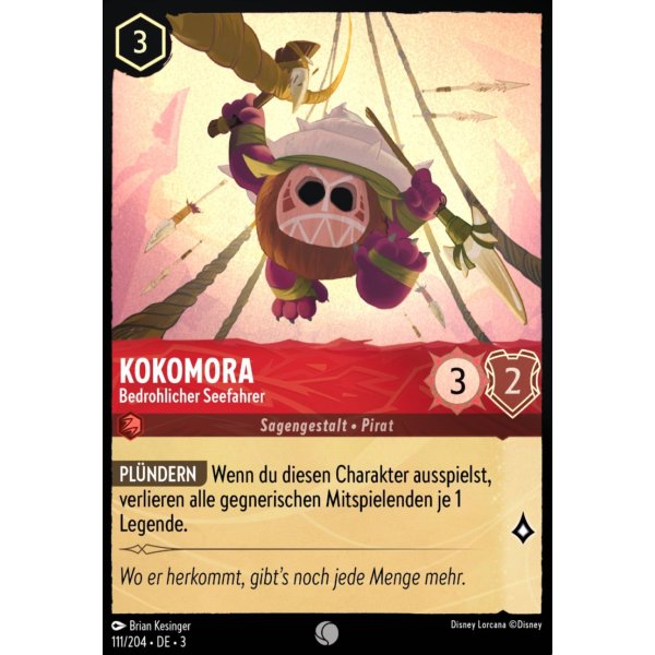 Kokomora - Bedrohlicher Seefahrer  3INK-111-Holo