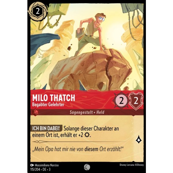 Milo Thatch - Begabter Gelehrter  3INK-115