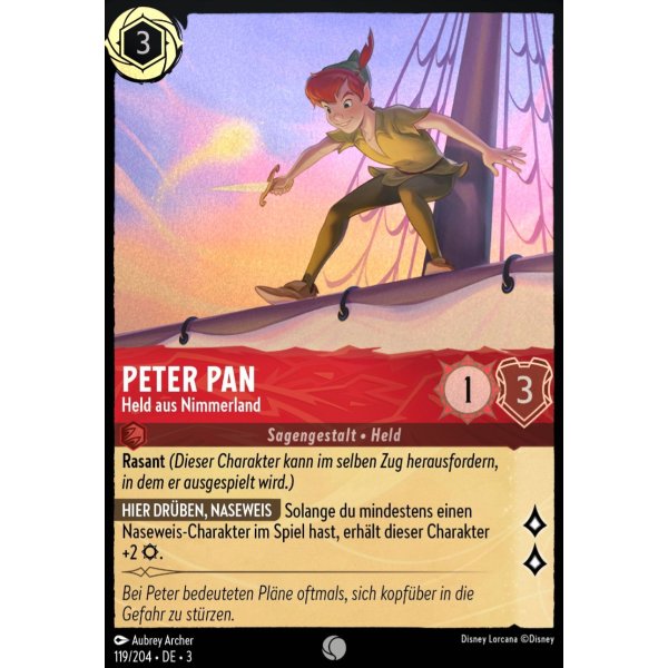 Peter Pan - Held aus Nimmerland  3INK-119-Holo