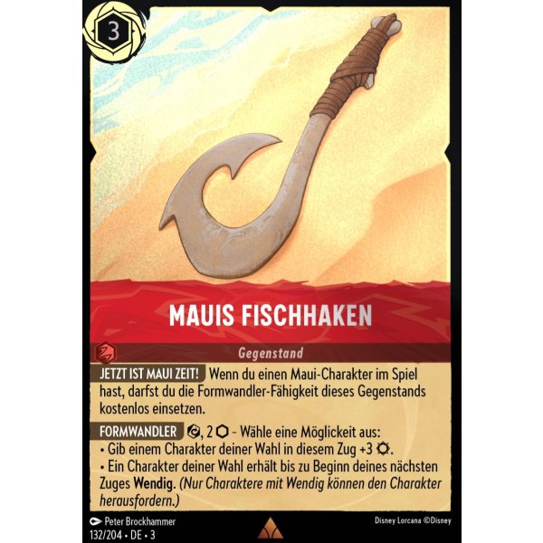 Mauis Fischhaken  3INK-132-Holo