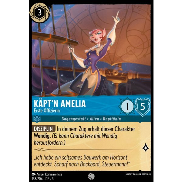 K&auml;pt`n Amelia - Erste Offizierin   3INK-138