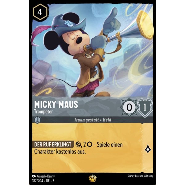 Micky Maus - Trompeter  3INK-182