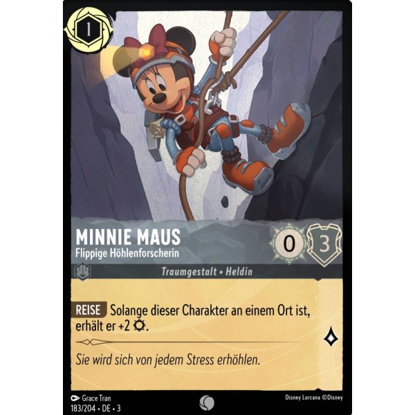Minnie Maus - Flippige H&ouml;hlenforscherin  3INK-183-Holo