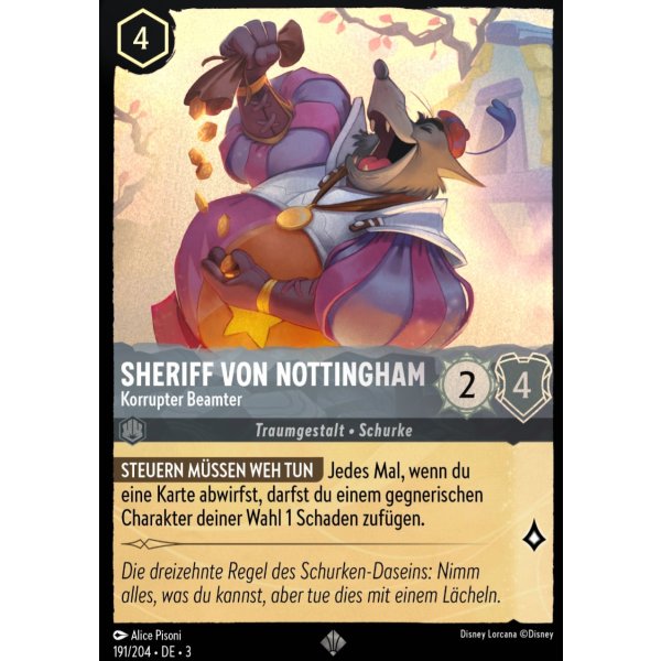 Sheriff von Nottingham - Korrupter Beamter  3INK-191-Holo