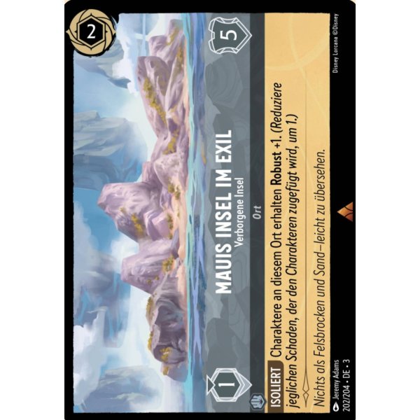 Mauis Insel im Exil - Verborgene Insel 3INK-202
