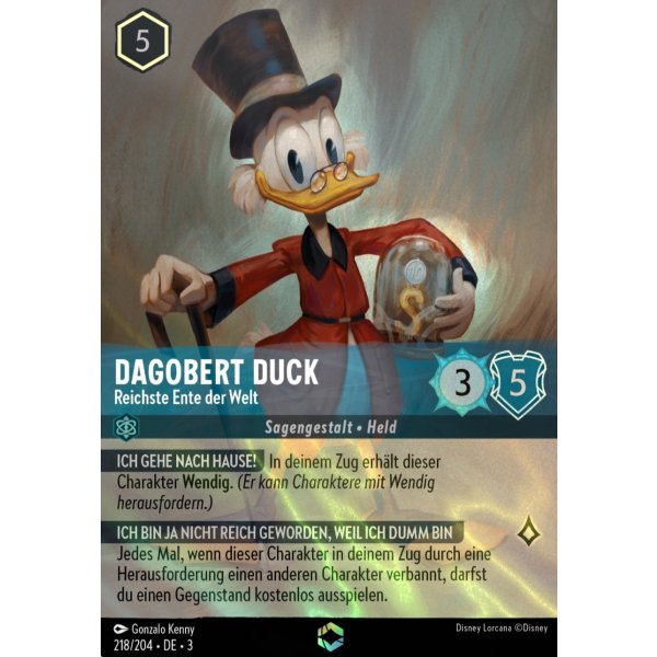 Dagobert Duck - Reichste Ente der Welt (V.2) 3INK-218