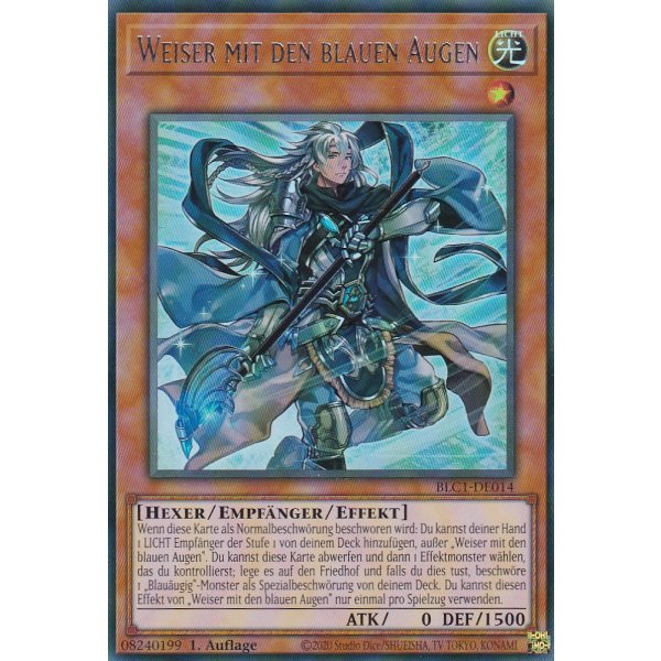 Weiser mit den blauen Augen BLC1-DE014 (V.2 Silver Ultra Rare)