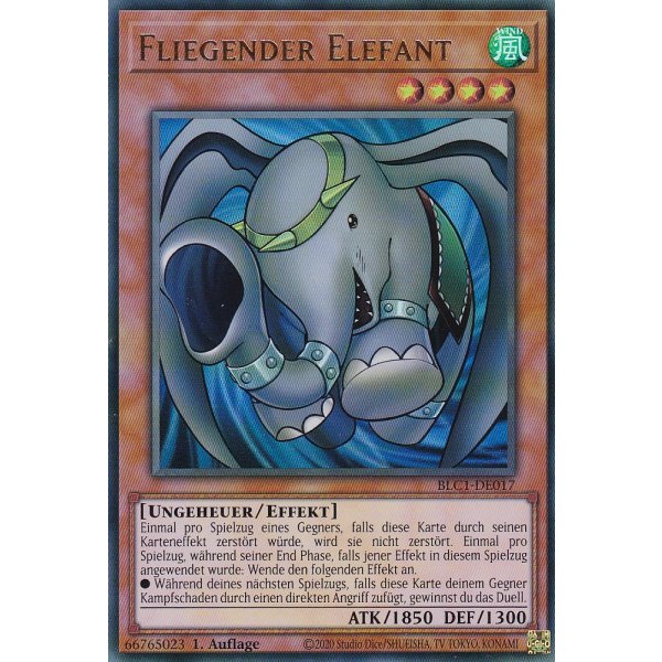 Fliegender Elefant BLC1-DE017 (V.1 Gold Ultra Rare)