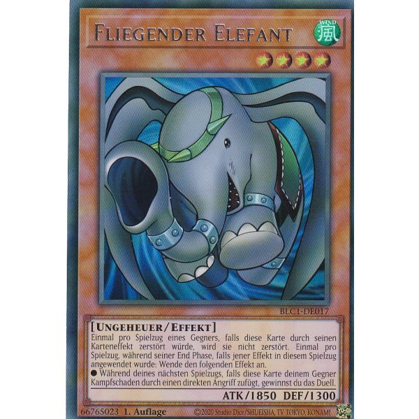Fliegender Elefant BLC1-DE017 (V.2 Silver Ultra Rare)