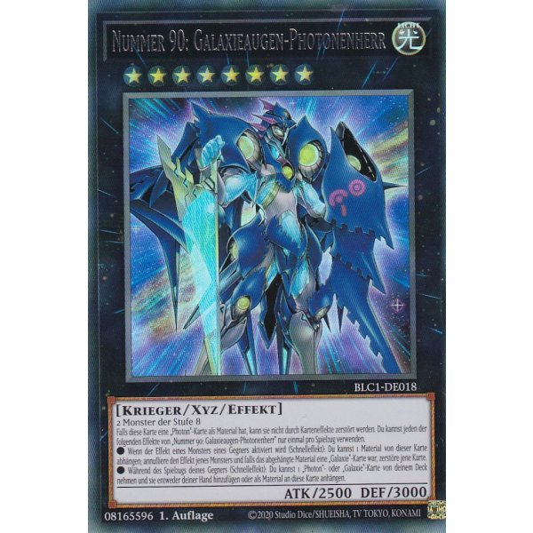 Nummer 90: Galaxieaugen-Photonenherr BLC1-DE018 (V.2 Silver Ultra Rare)