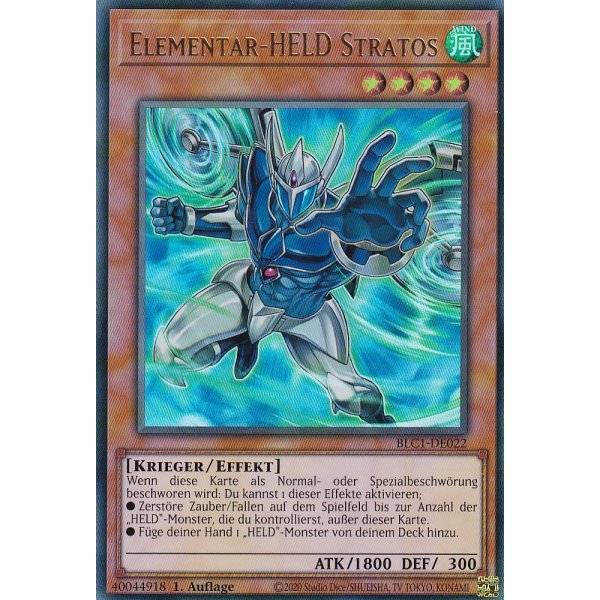 Elementar-HELD Stratos (alternate art) BLC1-DE022alt (V.1 Gold Ultra Rare)