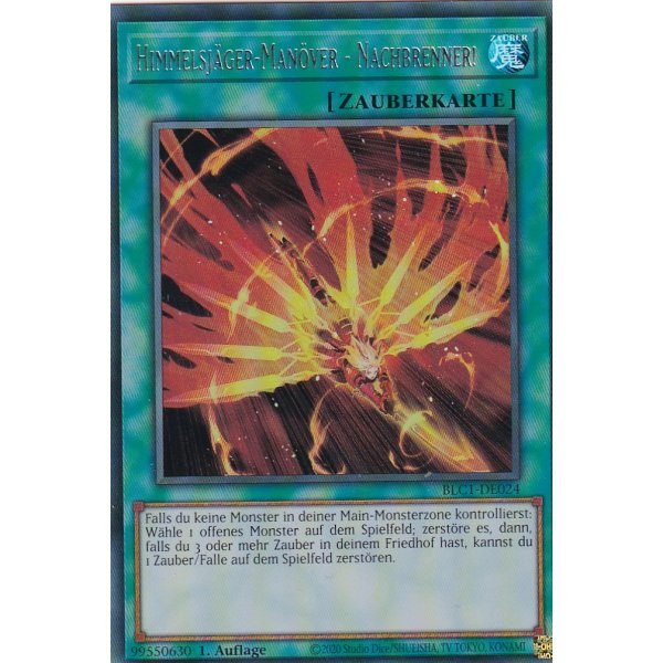 Himmelsj&auml;ger-Man&ouml;ver - Nachbrenner! BLC1-DE024 (V.2 Silver Ultra Rare)
