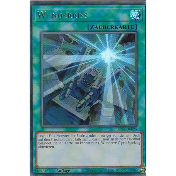 Wunderriss BLC1-DE025 (V.2 Silver Ultra Rare)