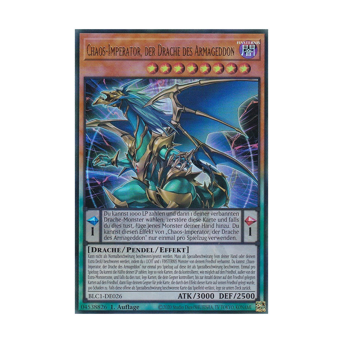 Yu-Gi-Oh Trishula Drache Ultra Rare - Battles Of Legends Chapter 1