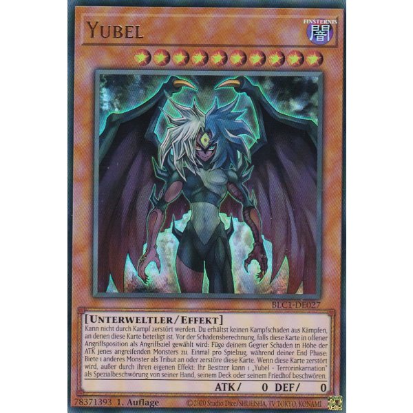 Yubel BLC1-DE027 (V.1 Gold Ultra Rare)