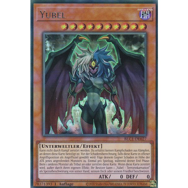 Yubel BLC1-DE027 (V.2 Silver Ultra Rare)