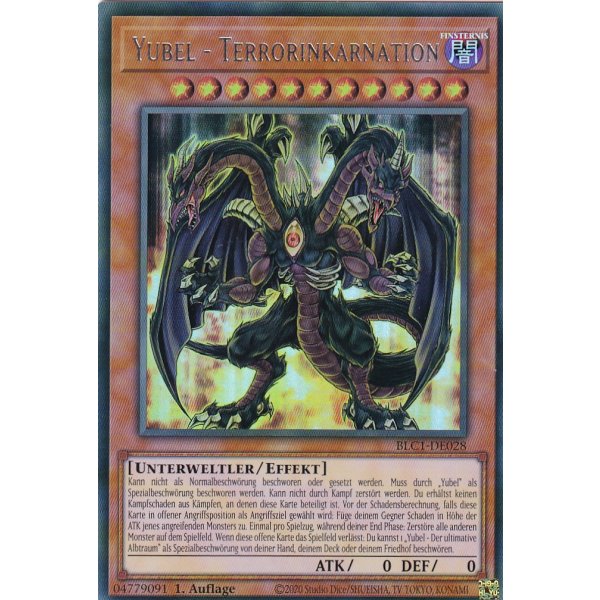 Yubel - Terrorinkarnation BLC1-DE028 (V.2 Silver Ultra Rare)