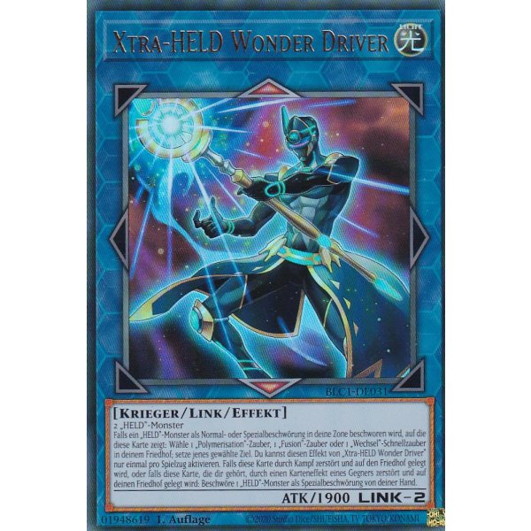 Xtra-HELD Wonder Driver BLC1-DE031 (V.1 Gold Ultra Rare)