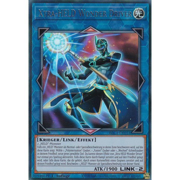 Xtra-HELD Wonder Driver BLC1-DE031 (V.2 Silver Ultra Rare)