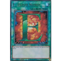 E - Eiliger Notruf BLC1-DE032 (V.1 Gold Ultra Rare)