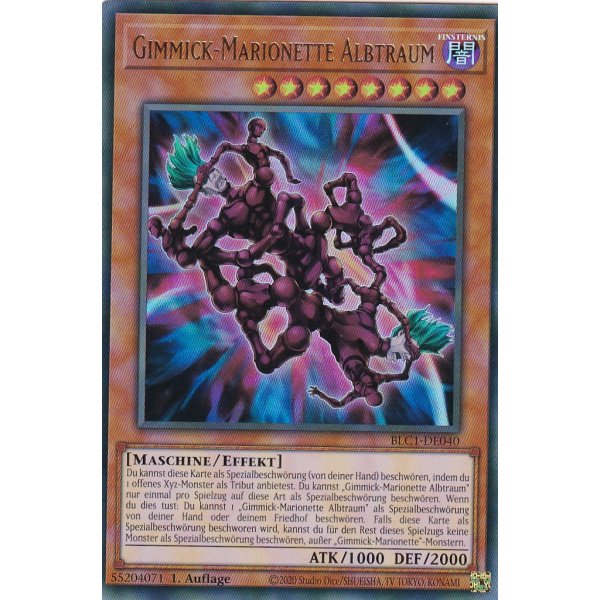 Gimmick-Marionette Albtraum BLC1-DE040 (V.1 Gold Ultra Rare)