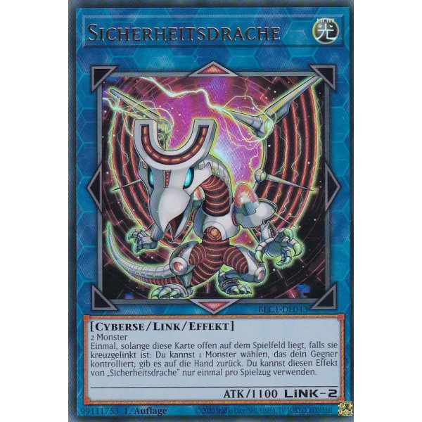 Sicherheitsdrache BLC1-DE043 (V.1 Gold Ultra Rare)