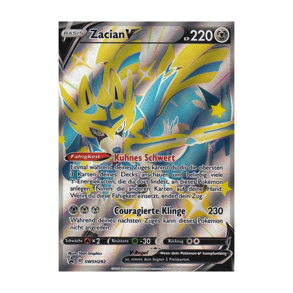 Zacian-V SWSH292 - Promo SWSH main image 0