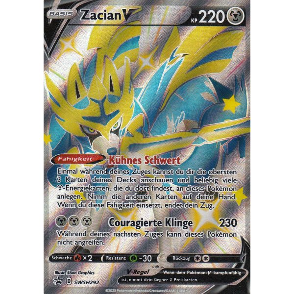 Zacian V SWSH292