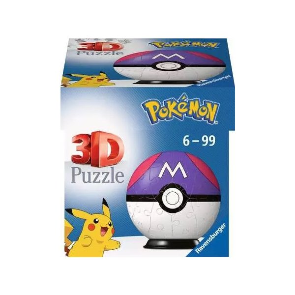 Pokemon - Meisterball 3D Puzzleball 54 Teile