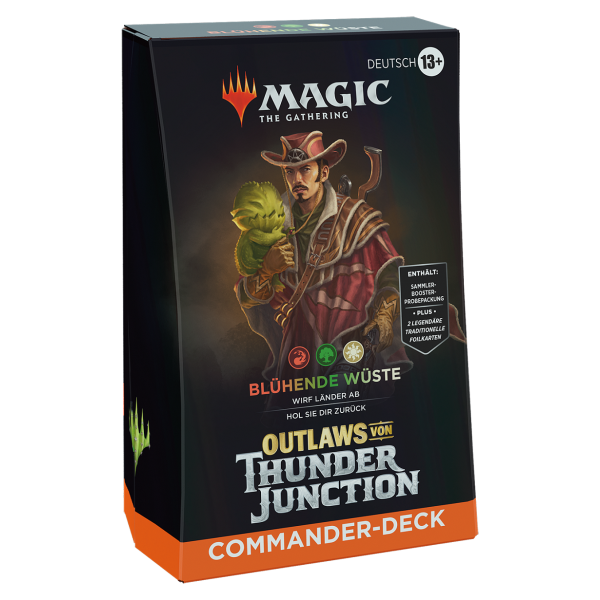 Outlaws von Thunder Junction Commander Deck - Bl&uuml;hende W&uuml;ste (deutsch)