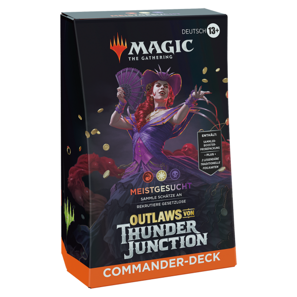 Outlaws von Thunder Junction Commander Deck - Meistgesucht (deutsch)