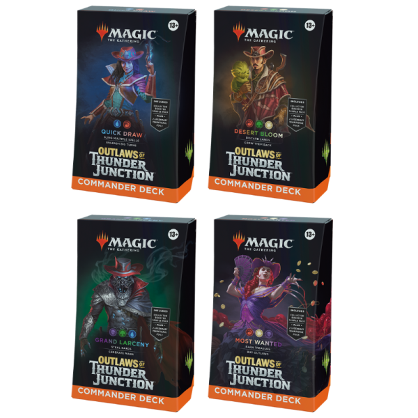 Outlaws of Thunder Junction Commander Decks (alle 4, englisch)