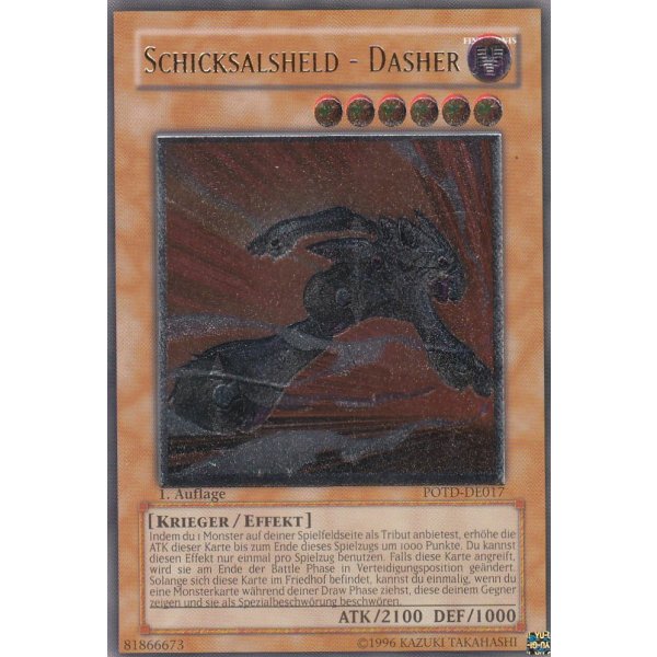 Schicksalsheld - Dasher (Ultimate Rare) POTD-DE017umr