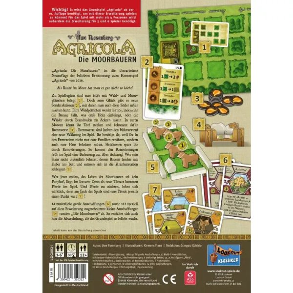 Agricola - Moorbauern - Brettspiel-Erweiterung