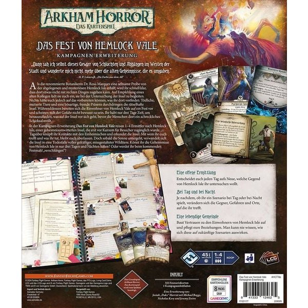 Arkham Horror Das Kartenspiel - Das Fest von Hemlock Vale (Kampagnen-Erweiterung)