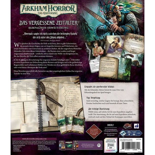 Arkham Horror Das Kartenspiel - Das vergessene Zeitalter (Kampagnen-Erweiterung)