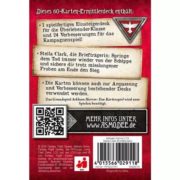 Arkham Horror: LCG - Stella Clark - Kartenspiel-Erweiterung