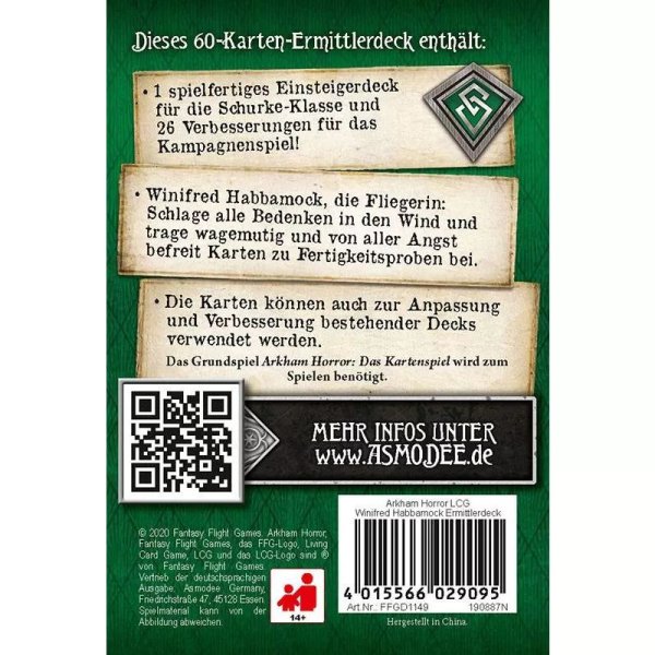 Arkham Horror: LCG - Winifred Habbamock - Kartenspiel-Erweiterung