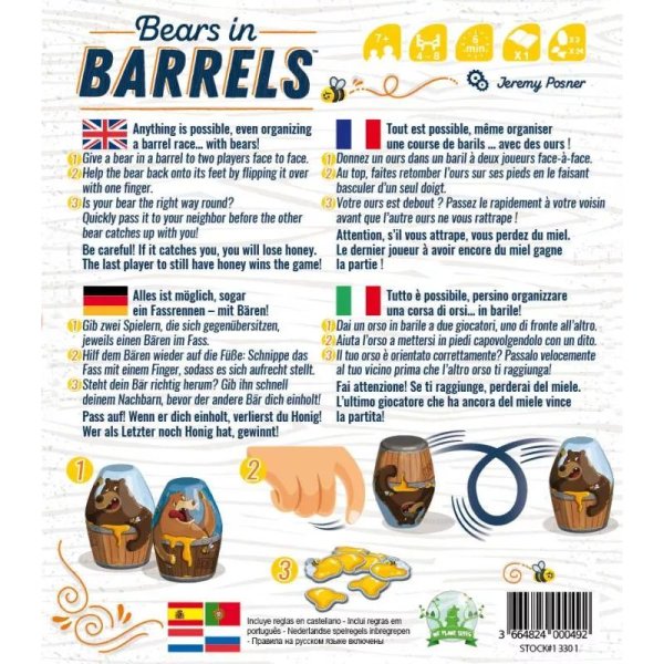 Bears in Barrels -Geschicklichkeitsspiel