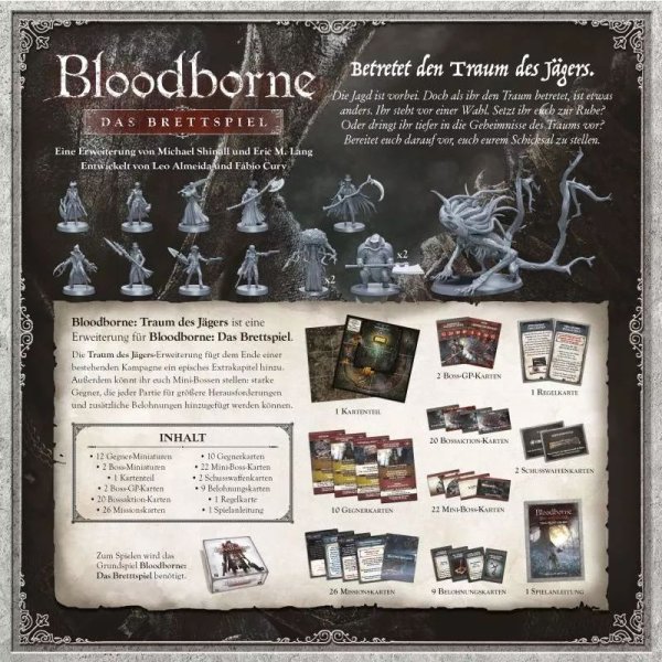 Bloodborne Das Brettspiel - Traum des J&auml;gers - Brettspiel-Erweiterung