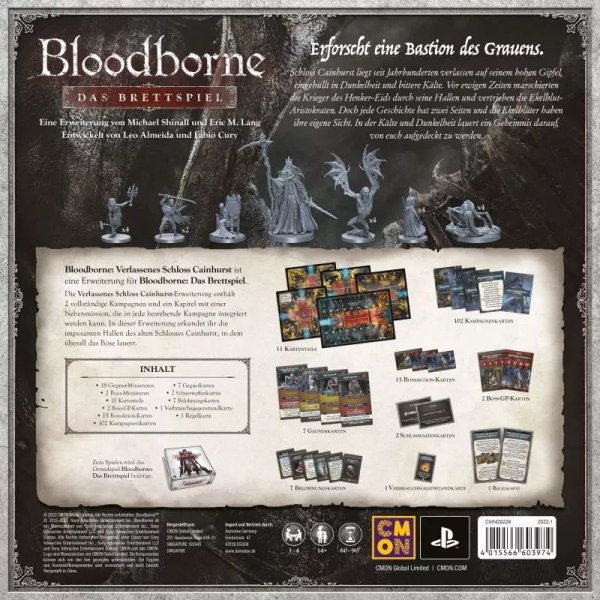 Bloodborne Das Brettspiel - Verlassenes Schloss Cainhurst - Brettspiel-Erweiterung