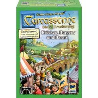 Carcassonne - Br&uuml;cken, Burgen und Basare Die 8. Erweiterung - Brettspiel-Erweiterung