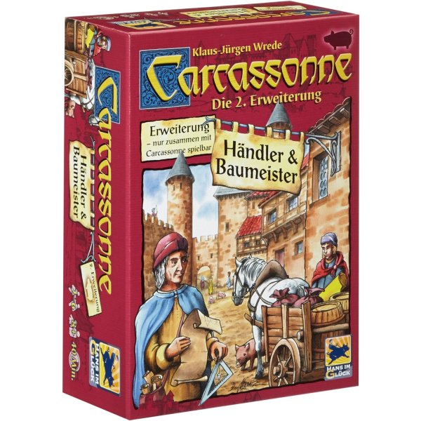 Carcassonne - H&auml;ndler und Baumeister Die 2. Erweiterung - Brettspiel-Erweiterung