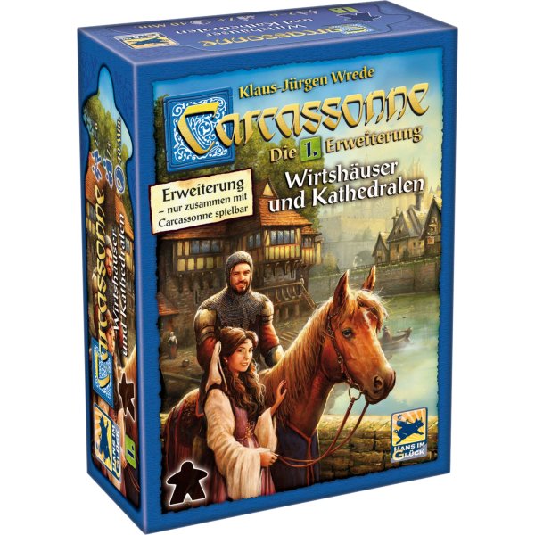 Carcassonne - Wirtsh&auml;user und Kathedralen Die 1. Erweiterung - Brettspiel-Erweiterung